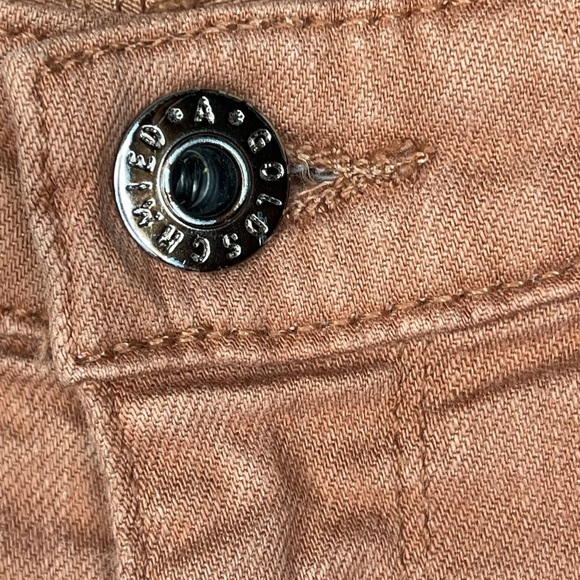 AG Adriano Goldschmied Stevie Ankle Jeans Burnt Orange Size 27 Slim Fit - Picture 7 of 14